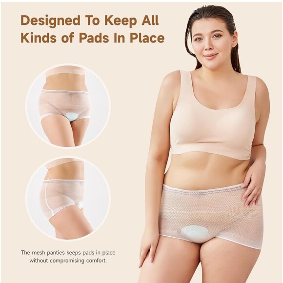 Carer Postpartum Disposable Panties High Waist Maternity Mesh 20 Pack Sz L NEW! - Picture 4 of 6